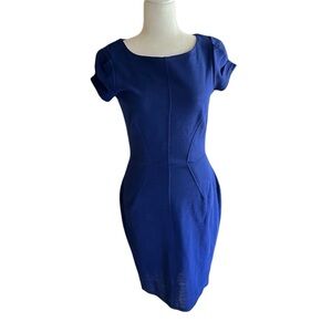 Closet Blue Sheath Pencil Bodycon Dress Size 14